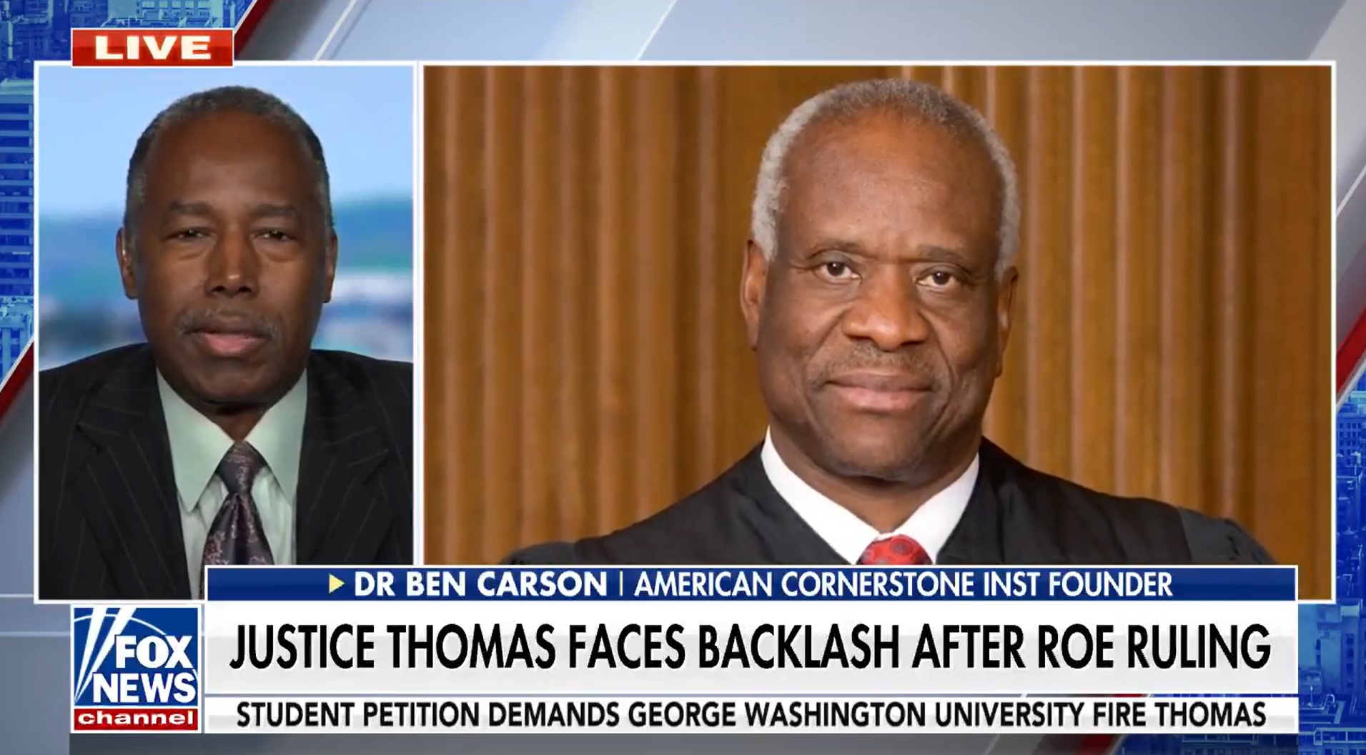 Dr. Ben Carson on liberal backlash against Justice Thomas: ‘He is Black and supposed to think a certain way’