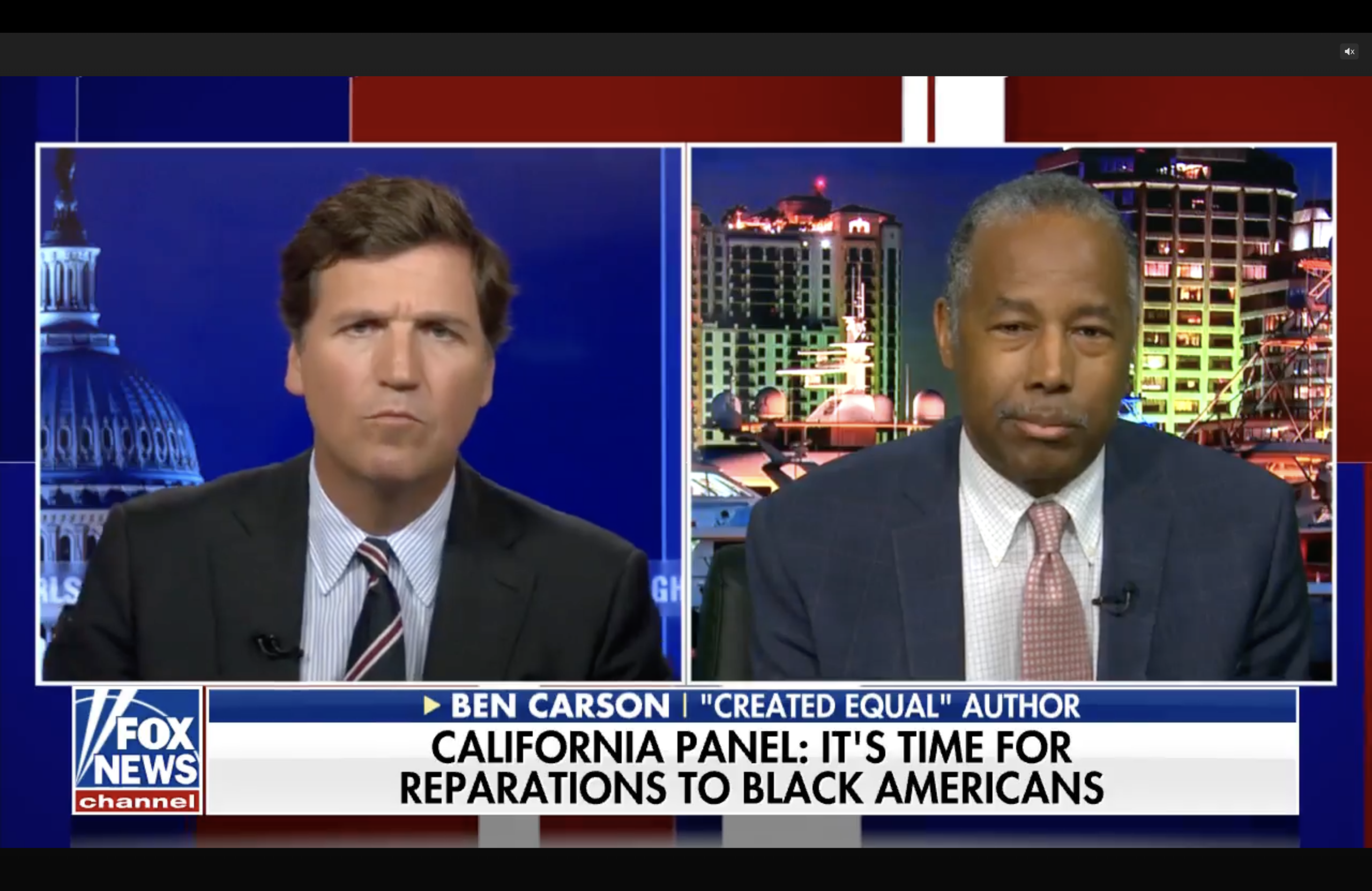 Dr. Ben Carson on California’s reparations proposal