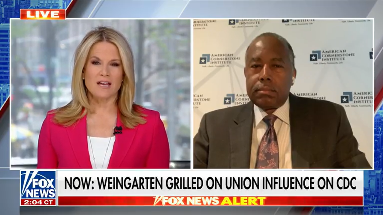 Dr. Ben Carson: Teachers’ unions know the value of in-person learning